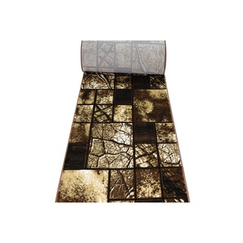 Traversa Covor EFFECT Desing latime 60 cm -0879 maro/bej Traversa Covor EFFECT Desing latime 60 cm -0879 maro/bej