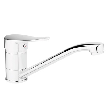 Baterie bucatarie, Ferro Deco BDC2A, stativa, monocomanda, alama, finisaj cromat Baterie bucatarie, Ferro Deco BDC2A, stativa, monocomanda, alama, finisaj cromat