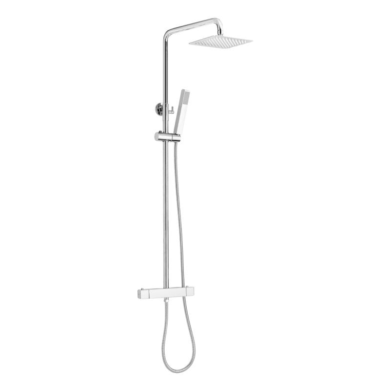 Set de dus Begonia NAC 01BT, cu baterie termostatata , para de dus si dispersor fix