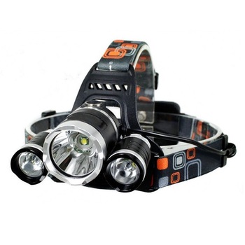 Lanterna De Cap MRG® M155 ,3 x Led Cree XML T6, 2x Acumulatori 18650, Frontala Lanterna De Cap MRG® M155 ,3 x Led Cree XML T6, 2x Acumulatori 18650, Frontala