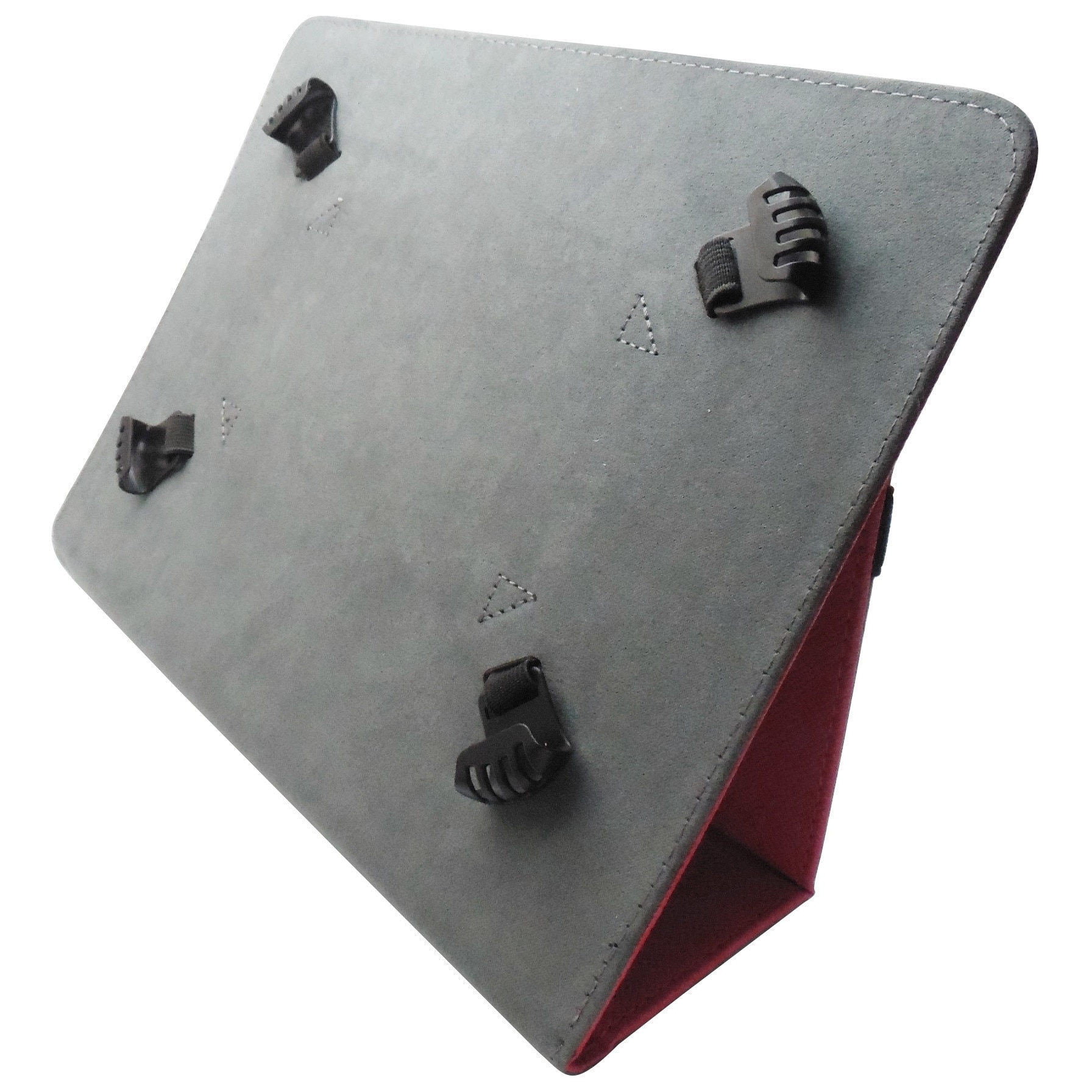 Husa cu stand universala reglabila Orbi rosie pentru tablete de 9 - 10 inch