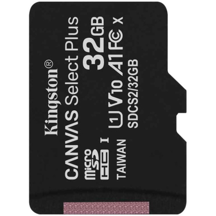 Карта памет Kingston Select Plus MicroSD, 32GB, Class 10, UHS-I