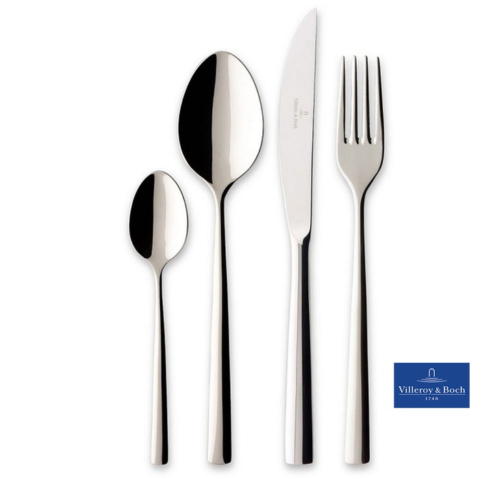 Комплект прибори Piemont by Villeroy & Boch, неръждаема стомана, полирани, 4 броя