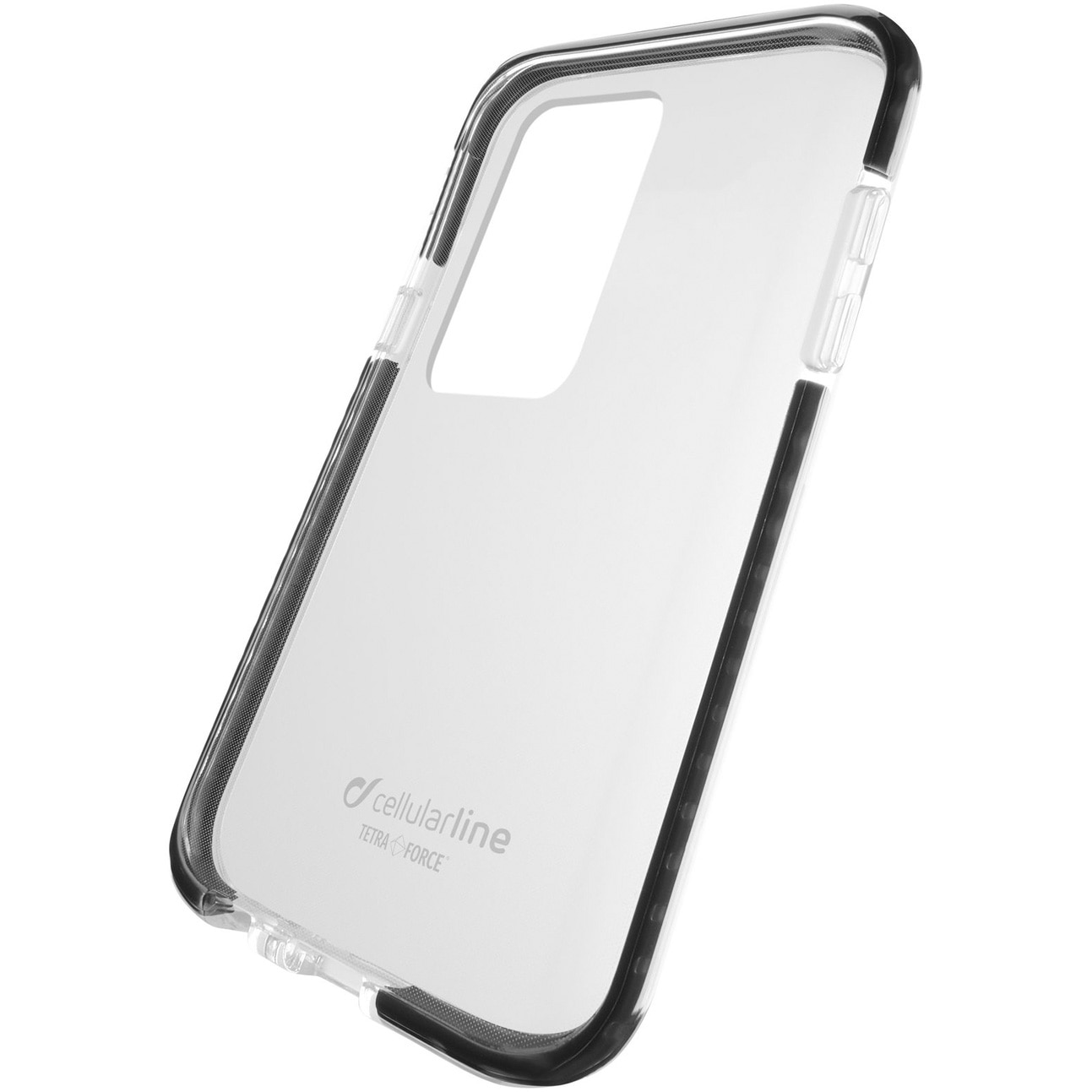 Husa de protectie Cellularline Tetra Force Shock-Twist pentru Samsung Galaxy S20 Ultra, Transparent
