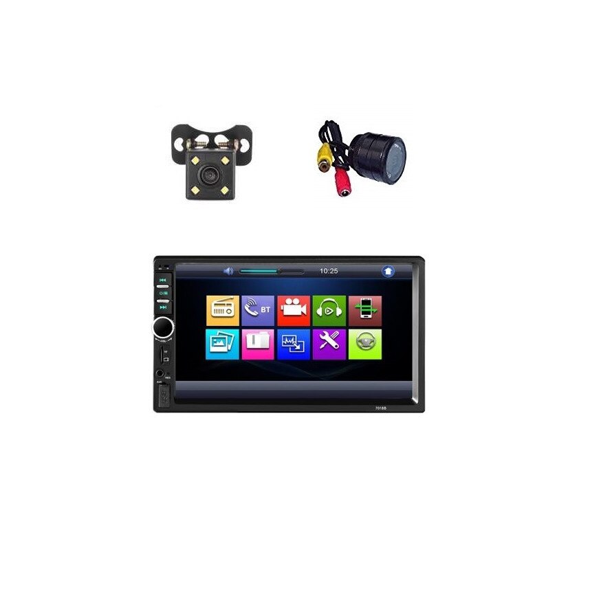 Set Dvd Auto si Camera Marsalier + Camera Fata, Phone Link (Mirror), 4 x 60, Bt