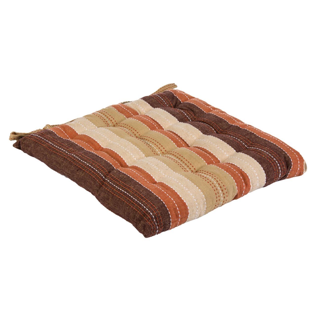 Perna scaun,forma de patrat,cu prindere pentru spatar, bumbac, maro