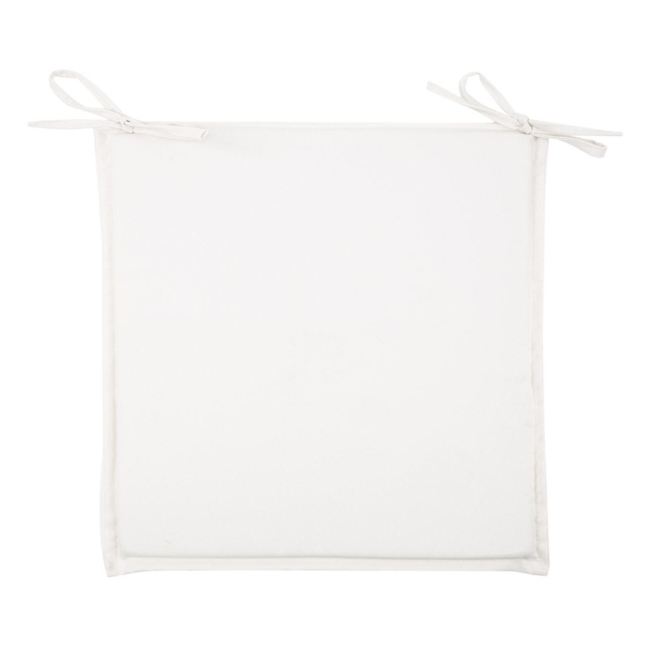 Perna pentru scaun de vara rezistenta la apa off white 38x38 cm