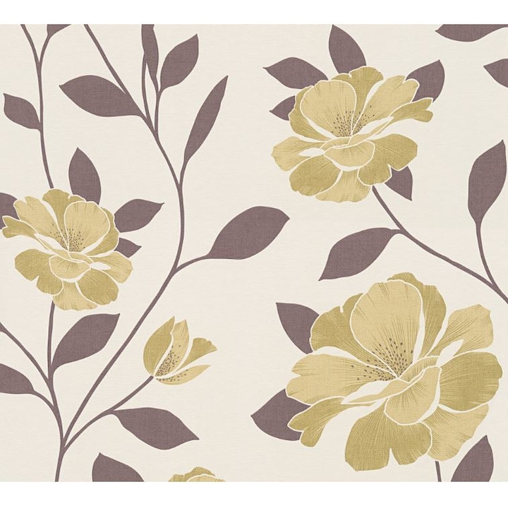 Tapet AS Creation 955572, 10.05 m x 0.53 m, suport duplex, acoperire vinil compact