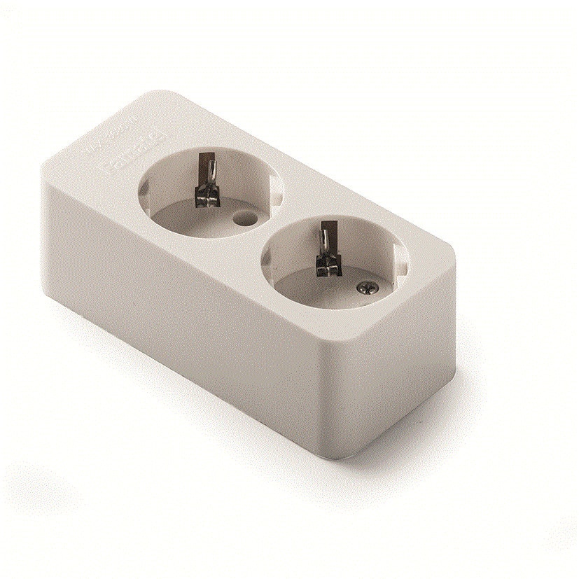 Capat prelungitor shucko doua prize 230V 16A Famatel