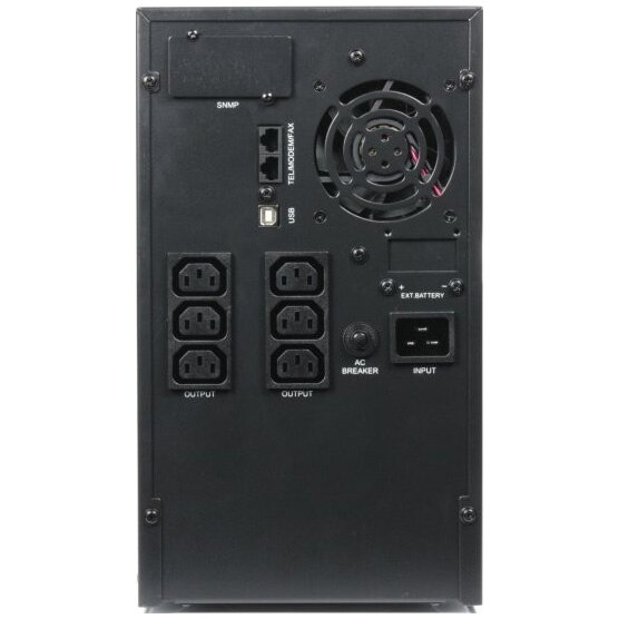 Gembird EG-UPS-PS2000-01 UPS Sinusoidale 2000 VA – Nero – Gruppo Di Continuità