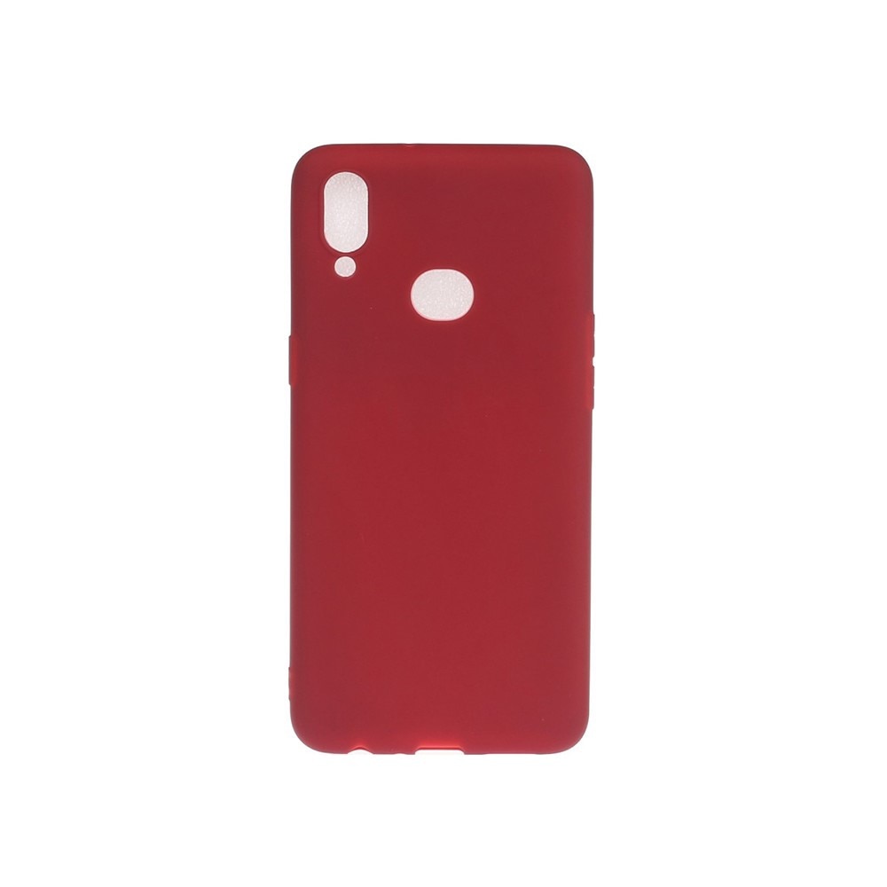 Husa de protectie pentru Samsung Galaxy A10s, Matte, Silicon, Rosu