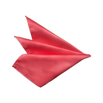 Batista buzunar costum, Onore, microfibra, corai, 35 x 35 cm Batista buzunar costum, Onore, microfibra, corai, 35 x 35 cm