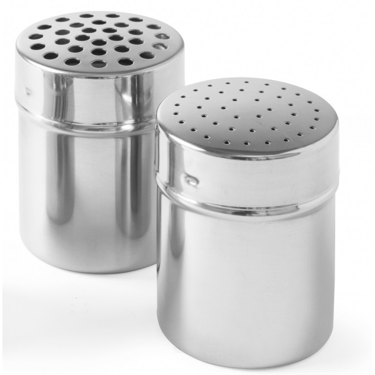 Set 2 bucati dozator condimente, 250 ml, inox