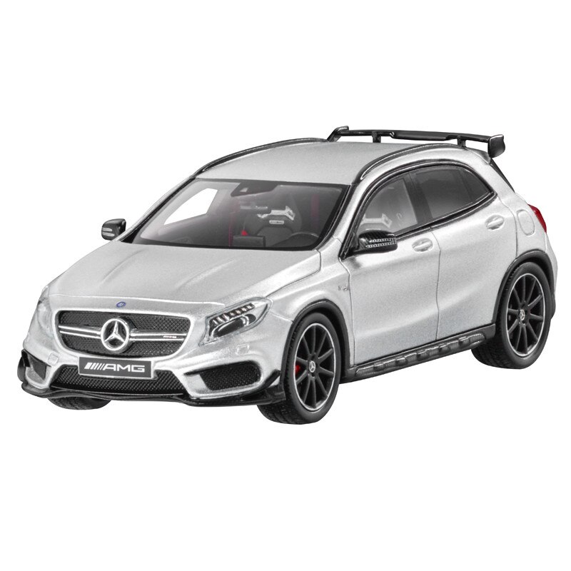 Macheta scara 1:43 GLA 45 AMG X156, argintie, Originala Mercedes