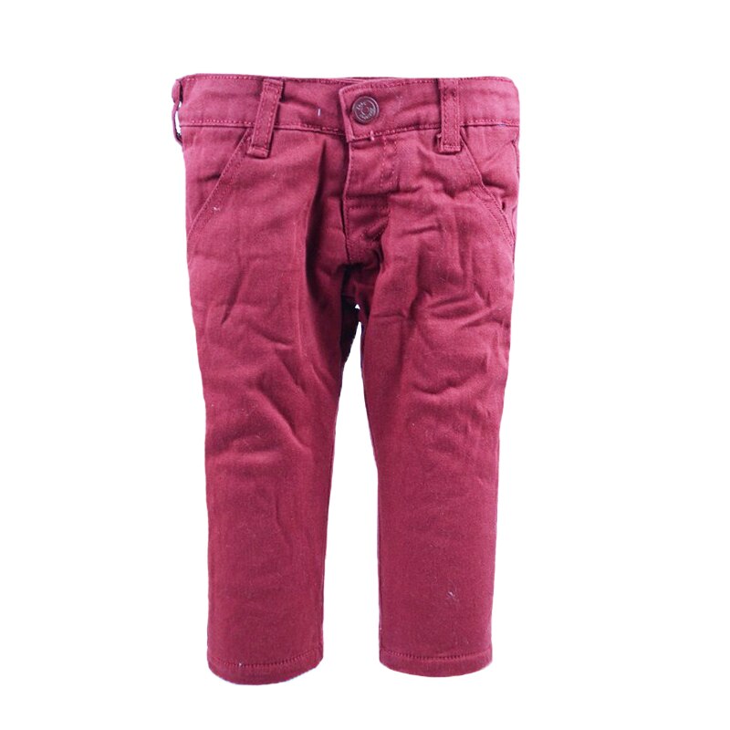 Pantaloni casual pentru baieti Vitamins TR-637V, Visiniu, 74 cm