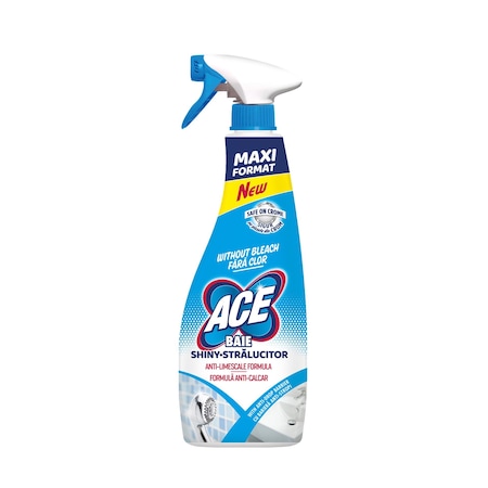Solutie anticalcar baie Ace Shiny fara clor 500ml