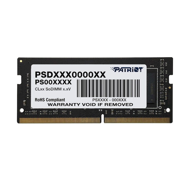 Памет за лаптоп Patriot Signature SODIMM 4GB SL 2400Mhz PSD44G240081S