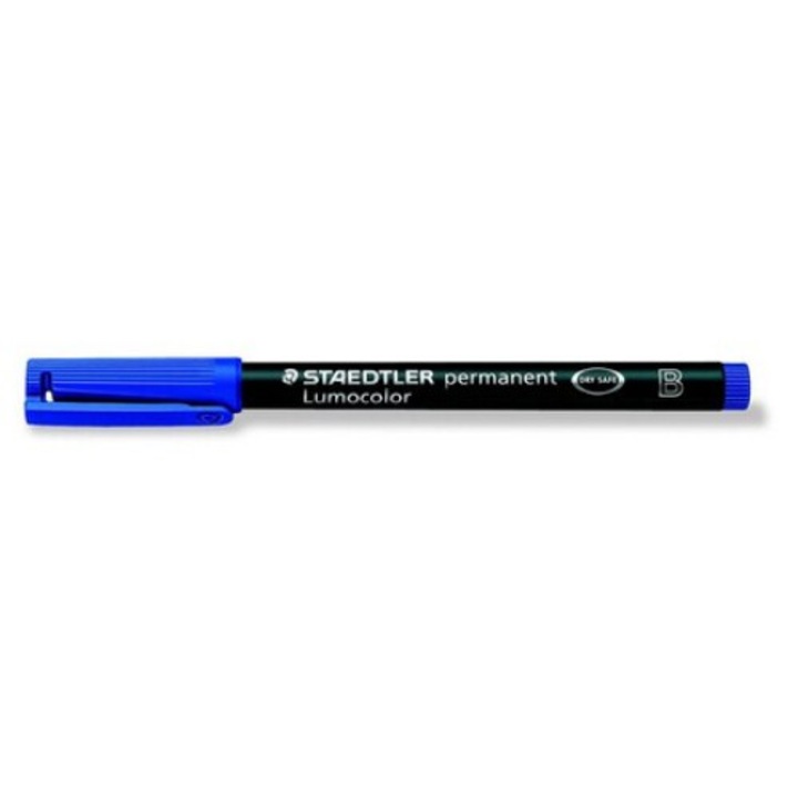 Син алкохолен маркер STAEDTLER "Lumocolor 314 B" OHP 1-2,5 mm