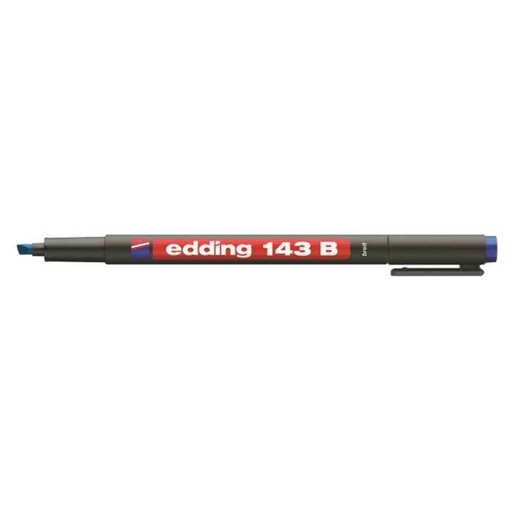 Marker, EDDING, 143 B, OHP 1 mm, Albastru