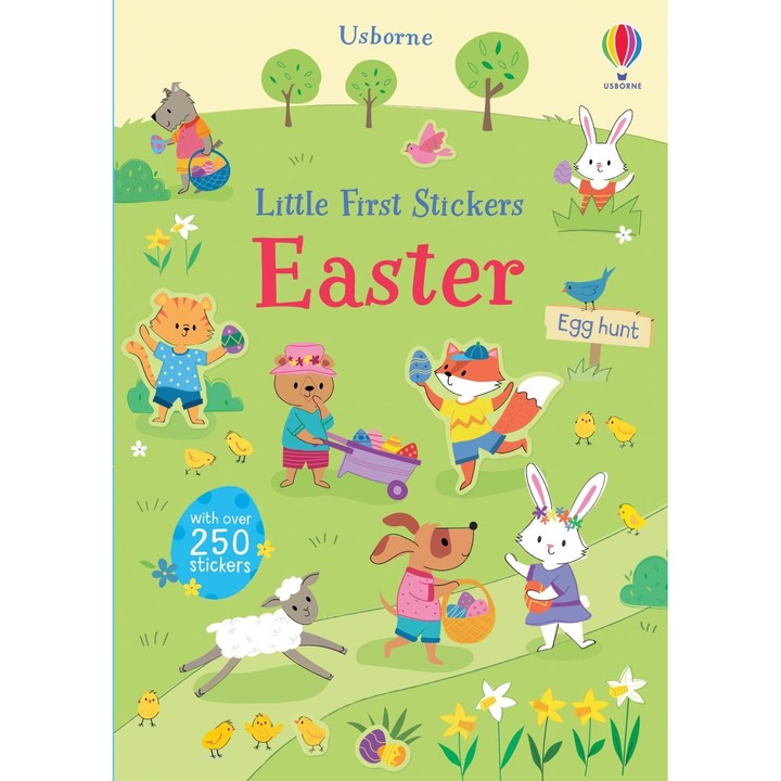 Usborne – Little First Stickers Easter – Carte cu stickere pentru copii 3+ ani