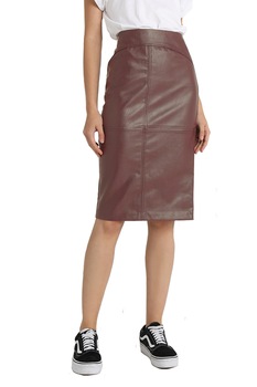 Fusta imitatie piele Oasis dama, maro, marimea 52 Fusta imitatie piele Oasis dama, maro, marimea 52