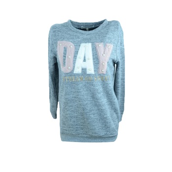 Pulover cu maneca lunga fetite Happy House FOFO-021, Gri Pulover cu maneca lunga fetite Happy House FOFO-021, Gri