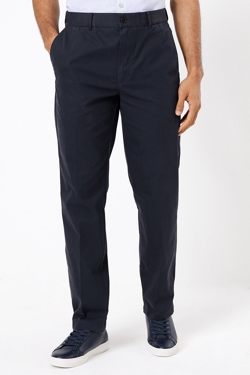 Marks & Spencer, Pantaloni chino regular fit G, Bleumarin inchis