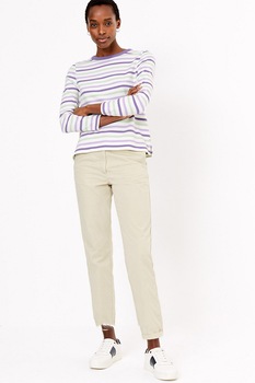 marks amp spencer pantaloni chino cu croiala conica crem imagen 8_0_
0