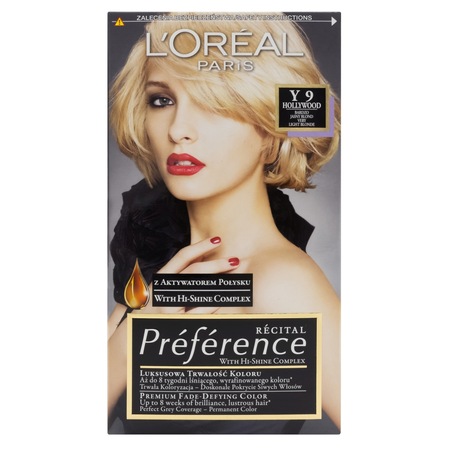 Боя за коса L'Oreal Preference, 9 Много светло русо - eMAG.bg