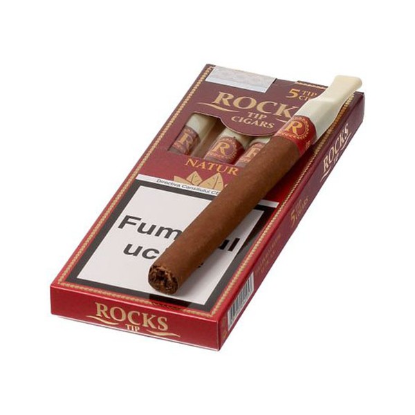 Tigari de Foi Rocks Classic Tip - 5 tigari de foi cu mustiuc plastic