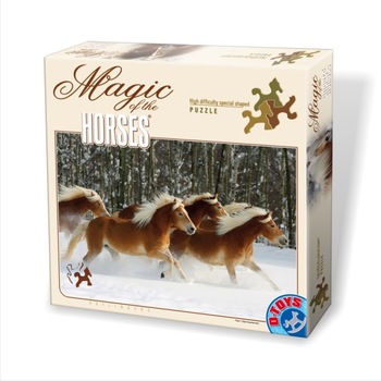 Puzzle D-Toys Cai Haflingers 239 piese Puzzle D-Toys Cai Haflingers 239 piese