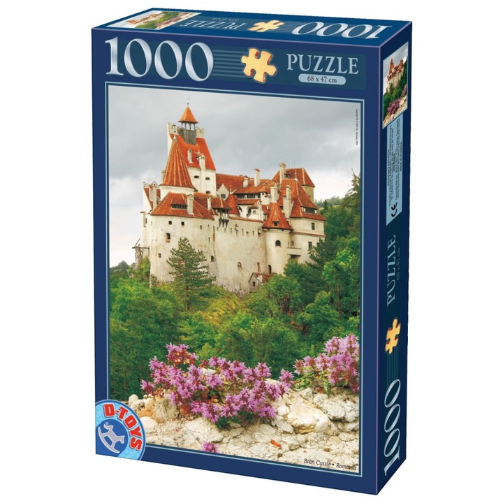 D-Toys - Puzzle Bran vár, Románia - 1 000 darab