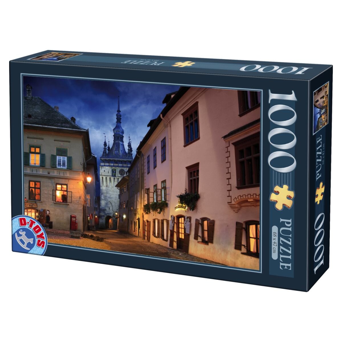 Puzzle D-Toys Romania Sighisoara Seara 1000 piese