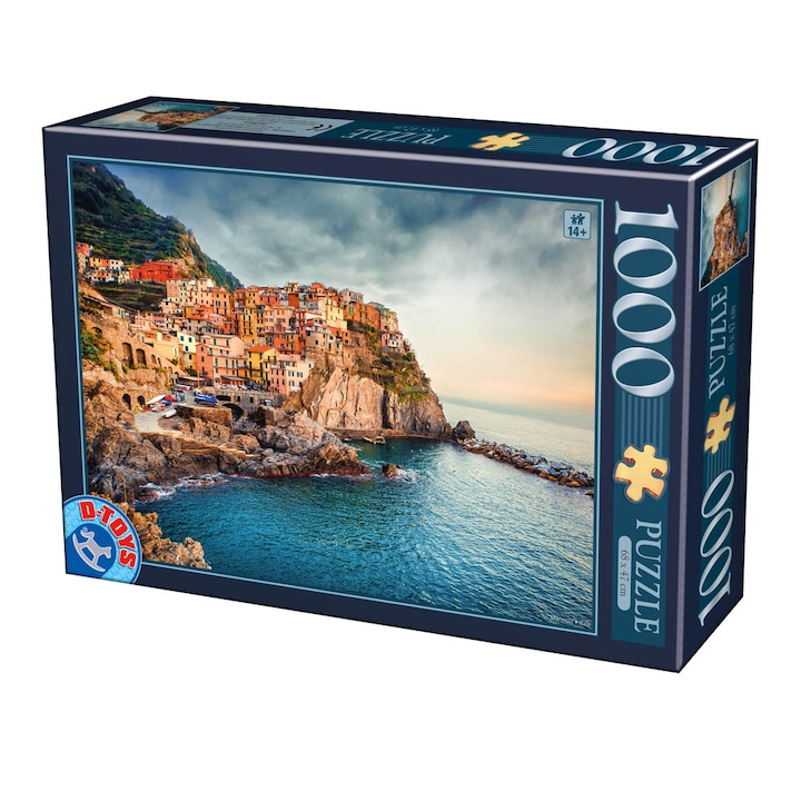 Puzzle D-Toys Peisaje Manarola Italia 1000 piese