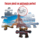 Пъзел D-Toys Famous Places Eiffel Tower Paris France, 1000 части