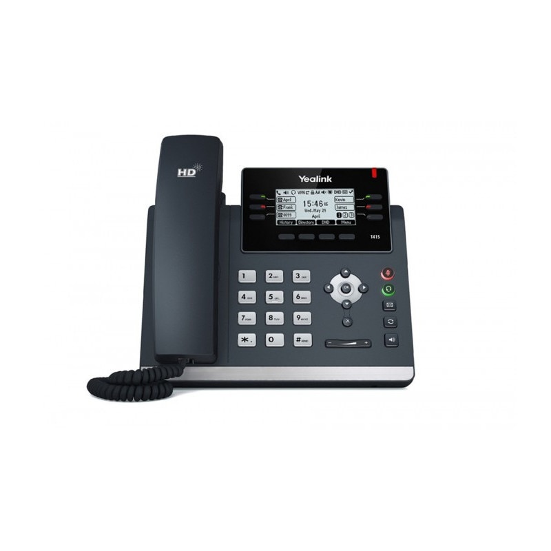 Telefon IP Yealink SIP-T41S pana la 6 conturi SIP, fara PSU