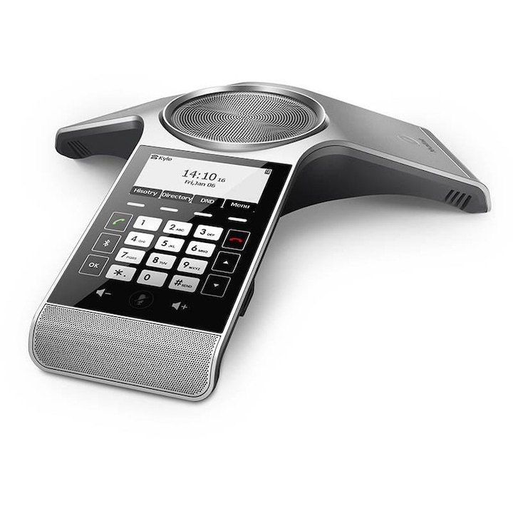 Yealink IP konferencia telefon, LCD, 7,87 cm (3,1 "), 248 x 120 képpont, ezüst