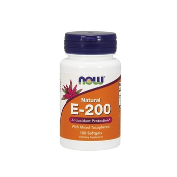 Supliment alimentar Now, Mix de vitamine E-200IU, 100 capsule Supliment alimentar Now, Mix de vitamine E-200IU, 100 capsule