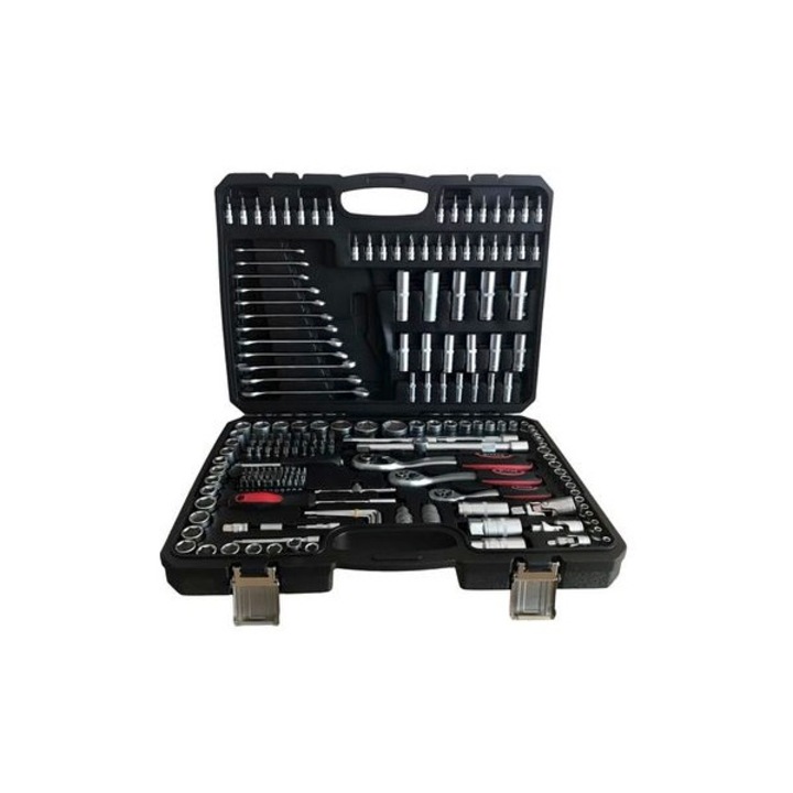 Trusa chei tubulare si chei fixe 216 piese