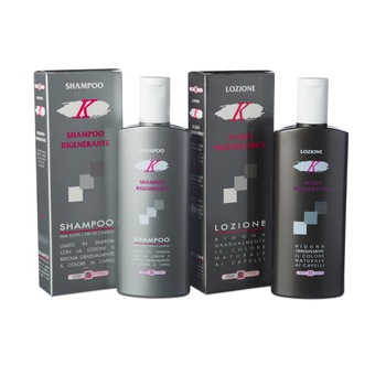 Set Sampon plus apa regeneratoare 300ml, K SHAMPOO plus Lozione K, Future Cosmetics, pentru eliminare culoare alba sau grizonata a parului Set Sampon plus apa regeneratoare 300ml, K SHAMPOO plus Lozione K, Future Cosmetics, pentru eliminare culoare alba sau grizonata a parului
