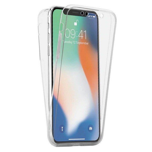 Husa Full TPU 360° pentru iPhone 11 (fata + spate), transparenta