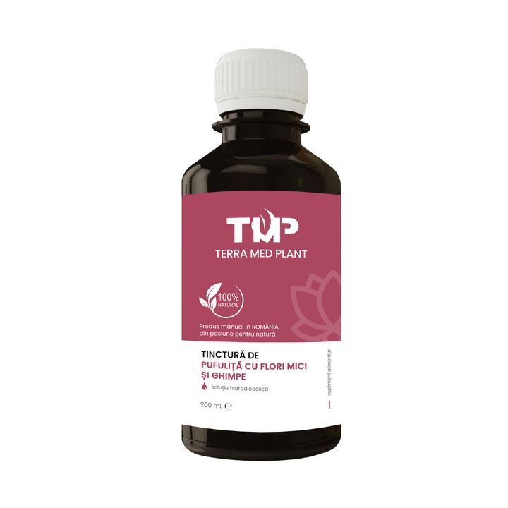 Tinctura de Pufulita cu flori mici si Ghimpe 100% Natural Terra Med Plant 200 ml