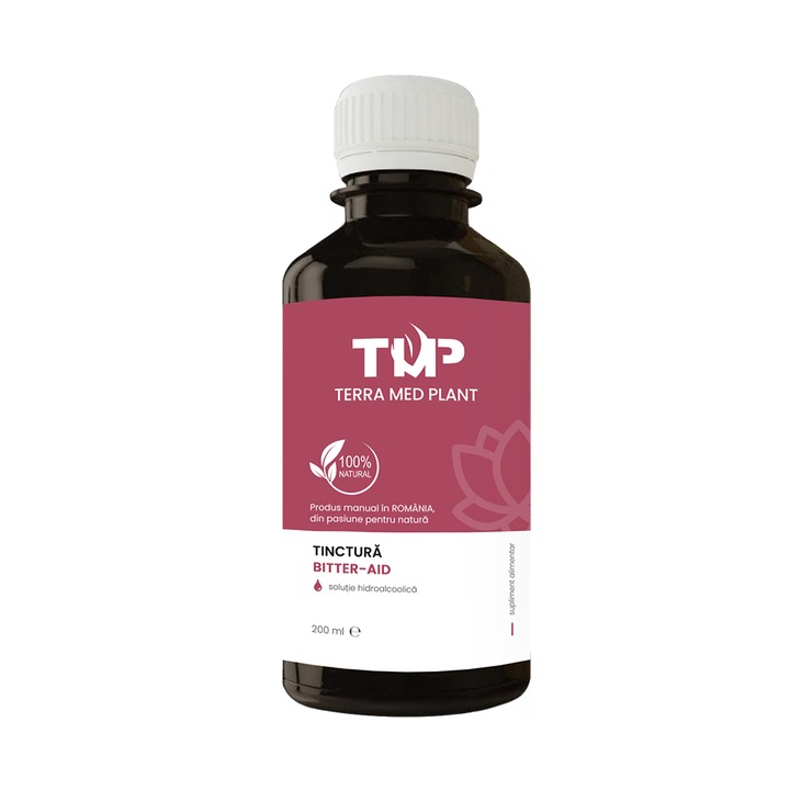 Tinctura Bitter-Aid 100% Natural Terra Med Plant 200 ml