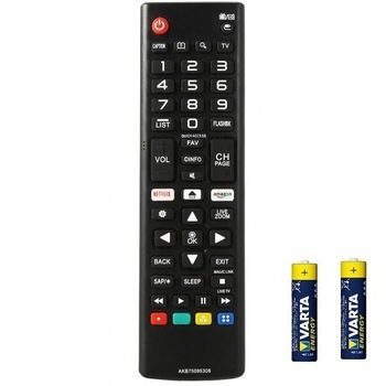 Telecomanda pentru LG smart AKB75095308 cu netflix si amazon, cu baterii incluse Telecomanda pentru LG smart AKB75095308 cu netflix si amazon, cu baterii incluse