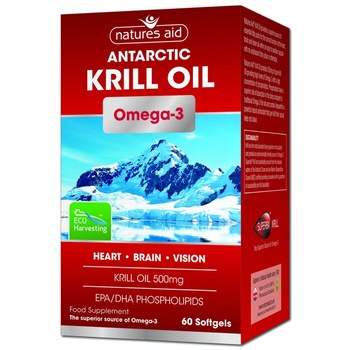Krill Oil Natures Aid, 60 capsule moi Krill Oil Natures Aid, 60 capsule moi