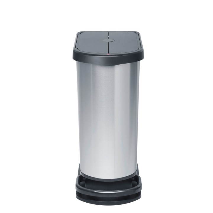 Cos gunoi, Rotho, cu pedala, Doua Compartimente 50L, Paso