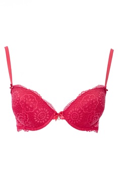 Sutien din dantela, cu burete subtire gradual, Intimamoda 5584, Roz aprins Sutien din dantela, cu burete subtire gradual, Intimamoda 5584, Roz aprins