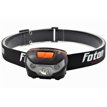 Lanterna frontala FOTON Sport HL5643, led 3W+led rosu, acumulator Litiu-Polimer, USB Lanterna frontala FOTON Sport HL5643, led 3W+led rosu, acumulator Litiu-Polimer, USB