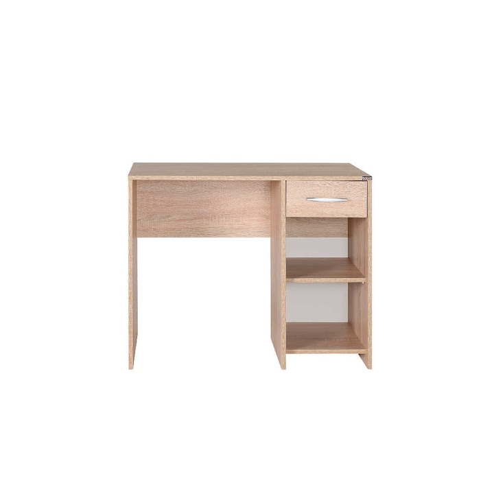 Adore Concept asztal, fiókkal, Sonoma, 90x75x52 cm