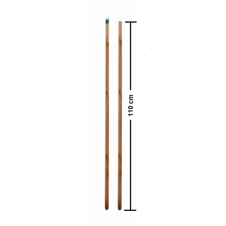 Coada din Lemn de Eucalipt Zorex Clasic, Lungime 110 cm, pentru Matura si Mop, Cozi Maturi di Mopuri din Lemn, Articole Curatenie